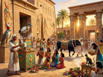 Did the ancient Egyptians worship animals?